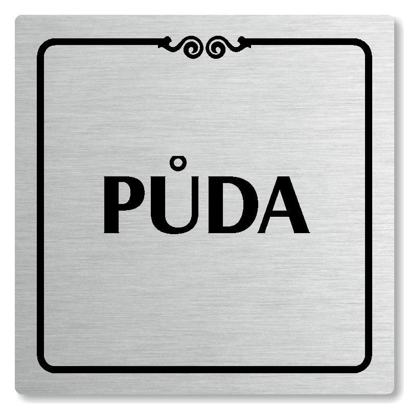 Půda, 100x100mm, stříbrná, Texas